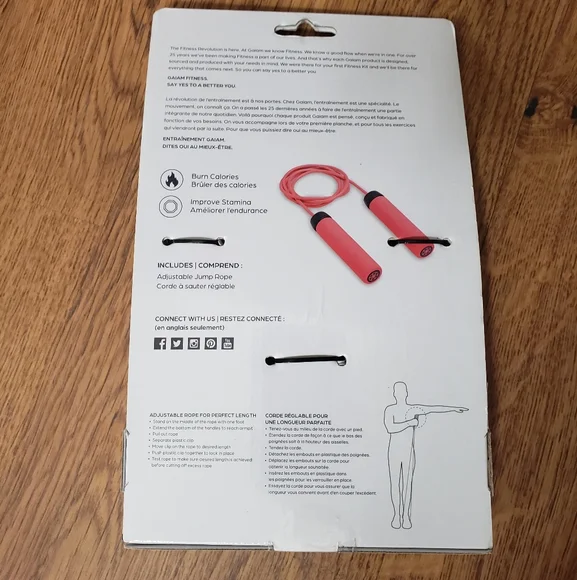 Exercise jump rope NWT pink - Picture 2 of 2